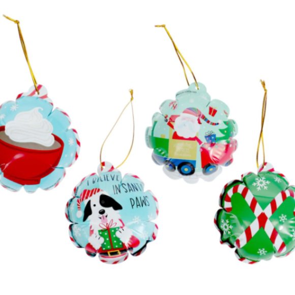 3 Pks Christmas Wack-A-Pack Self Inflating Mini Foil Balloon 4 per Pk 12 Total) - Picture 4 of 6